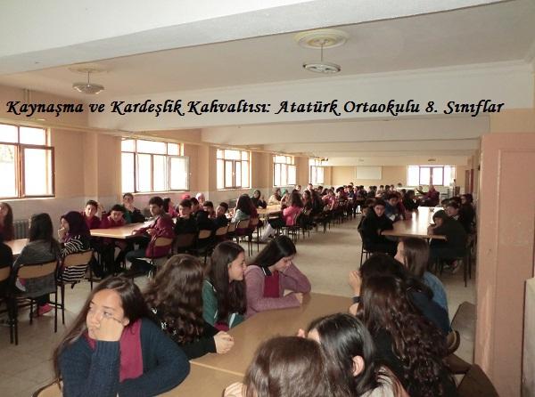 Kaynaşma ve Kardeşlik Kahvaltısı: Atatürk Ortaokulu 8. Sınıflar