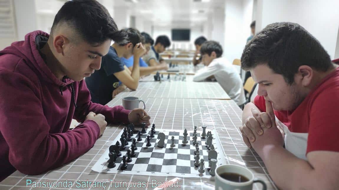 Pansiyon Öğrencileri Arası Satranç Turnuvası Başladı