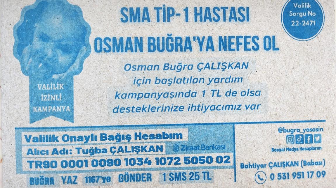 SMA TİP-1 Hastası Osman Buğra İçin Yardım Kampanyası