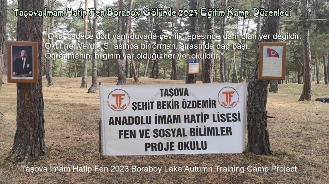 Boraboy Gölünde 2023 Güz Eğitim Kampı Düzenledik