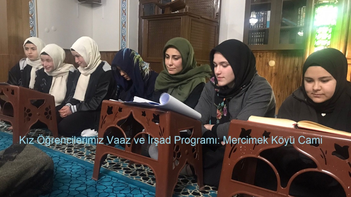 Kız Öğrencilerimiz Vaaz ve İrşad Etkinliği: Mercimek Köyü Cami