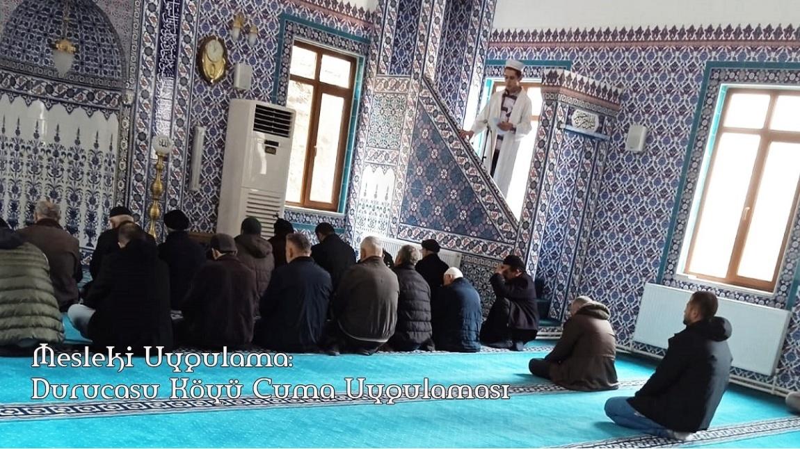 Erkek Öğrenciler Cuma Uygulaması: Durucasu Camii